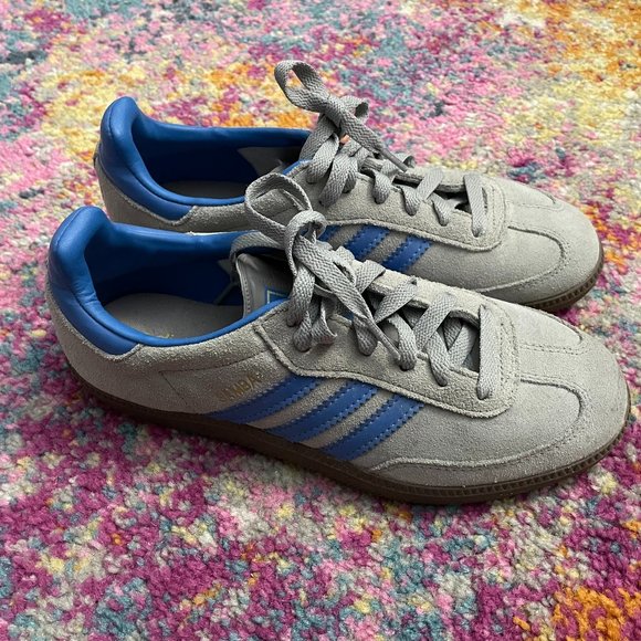 Excellent Condition Adidas Sambas Gray 